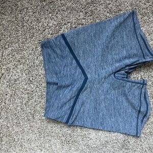 Women’s Blue Vitality Spandex Workout Shorts